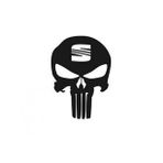 Seat Kuru Kafa Punisher Araba Sticker Yapıştırma