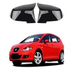Seat Leon 09-12 Araca Özel Batman Yarasa Ayna Kapağı Pianoblack