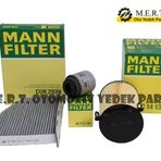 Seat Leon 1.4 TSI MANN Filtre Bakım Seti (2008-2012) CAX