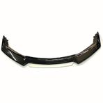 Seat Leon 2012-2020 Beyaz Şeritli Ön Ek Ön Lip Piona Black 4 Prç