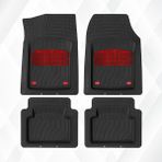 Seat Leon 2012-2020 Model 4d Joker Kırmızı Havuzlu Paspas - Kırmızı - Siyah