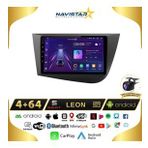 Seat Leon 4GB + 64GB 2005-2012 Model Android 13 Kablosuz Carplay Navigasyon Multimedya Sistemi
