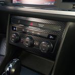 Seat Leon 5F/Mk3 - 2013-2020 Konsol Iç Trim Kaplama Sticker Seti model-yili-renk-secenegi-2017-2020-dsg-mat-karbon-siyah