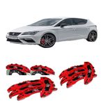 SEAT LEON FR KIRMIZI 4-LÜ KALİPER KAPAGI