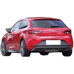 Seat Leon MK3 2013 - 2016 FR Arka Tampon Eki - Difüzör (Plastik)