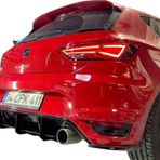 Seat Leon Mk3 Aero Tampon Orta Flapları (Plastik)(Boyasız)