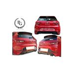 Seat Leon Mk3 Fr Aero Arka Tampon Eki Boyasız Mat Siyah (esnek Plastik)