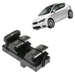 SEAT LEON SOL ÖN DÖRTLÜ CAM DÜĞMESİ ANAHTARI 2014--2017 KROM