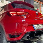 Seat Leon Uyumlu Mk3 Aero Tampon Orta Flapları (Plastik) Boyalı Parlak Siyah