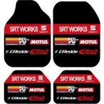 Seat Logolu Srt Works Dekoratif Oto Paspas Takımı – Universal, Kaymaz ve Yıkanabilir - Renkli