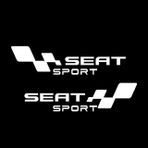 Seat Sport Araba Yan kapı Sticker 30 cm Beyaz Renk