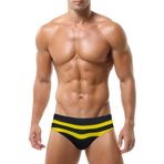 SEAUR Erkek mayosu, slip, Push Up dar, kısa, mayo, çıkarılabilir pedli, büzme ipli, yüzme, sörf, plaj, havuz için, AB S-XL (Etiket No M-XXL), G #3, XL