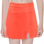 SEAUR Kız çocuğu eteği, pantolonlu, alt spor eteği, evaze, tenis eteği, golf eteği, çocuk patenci eteği, basic sağlam mini etek, yırtmaçlı 4-12 yaş, A-Turuncu, 6-7 Jahre