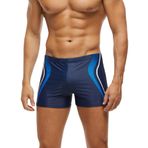 SEAUR Mayo Erkek Dar Kısa Yüzme Pantolonu Hızlı Kuruyan Plaj Havuzu Su Sporları Klasik Yüzme Yüzme Yüzme Şortları Spor Spor - 4XL, A03# Mavi, XL