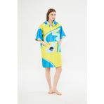 Seavimli Unisex Plaj Havlu Panço (SARI, L)