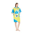 Seavimli Unisex Plaj Havlu Panço (SARI, S)