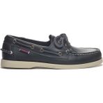 Sebago Docksides Portland Waxed Erkek Deri Ayakkabı - Lacivert - 39