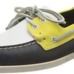 Sebago Erkek Spinnaker FGL Tekne Ayakkabıları, Çok Renkli Lacivert Sarı Beyaz 973, 42 EU