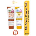 Sebamed Aile Güneş Krem Seti- 50+ SPF 75 ML Güneş Kremi + Sebamed Baby 50+ SPF 75 ML Güneş Kremi