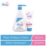 Sebamed Baby 500 ml Bebek Şampuanı+100 ml Pişik Önleyici Krem