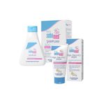 Sebamed Baby pH 5.5 Avantaj Paketi, Paraben İçermeyen Yenidoğan Şampuanı 150 ml ve Pişik Önleyici Krem 100 ml, Papatya Özlü, Dermatolojik Test