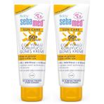 Sebamed Baby SPF 50+ UVA - UVB Filtresi ve E Vitamini Etkili Çok Yönlü Koruyucu Çocuk Güneş Kremi 75 ml (2 paketi)