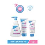 Sebamed Baby Tam Koruma Bakım Seti -500 ml Şampuan Bebek Kremi ve 50 ml Pişik Önleyici Krem