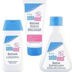 Sebamed Bebe Yenidoğan 250 ml Şampuanı + 200 ml Bebek Kremi + 200 ml Bebe Losyonu