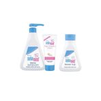 Sebamed Bebek Bakım 3'lü Set, Bebe Şampuanı 500ml, Bebek Yağı 150ml, Pişik Kremi 50ml
