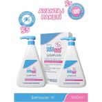 Sebamed Bebek Şampuanı 2×500 ml - Papatya Ekstraktı ile, Sabun ve Paraben İçermeyen Hassas Ciltler İçin