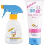 Sebamed Bebekler Için Güneş Spreyi Spf 50 200 ml Bebe Bez Bölgesi Bakım Kremi 50 ml