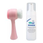 Sebamed Cilt Yüz Temizleme Fırçası ve Clear Face Temizleme Köpüğü