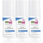 Sebamed Fresh Deodorant Roll-On 50ML, 3'lü Set, pH 5.5, Alüminyum İçermez