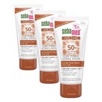 Sebamed Sun Care SPF 50+ UVA/UVB Filtresi ve E Vitamini Üçlü Yüksek Koruma Çok Yönlü Güneş Kremi 50 ml (3 paketi)