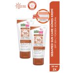 Sebamed Sun Care SPF 50+Üçlü Yüksek Koruma Güneş Kremi 50ml x 2 Adet - Plaj Havlusu Hediyeli Set