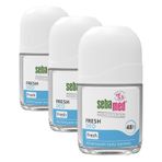 Sebamed Ter Kokusu Önleyici 48 saat etkili Hassas Ciltler için Kadın Erkek Roll-On Deodorant Fresh 50ml (3 paketi)