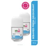 Sebamed Ter Kokusu Önleyici 48 saat etkili Hassas Ciltler için Kadın Erkek Roll-On Deodorant Fresh 50ml x 2