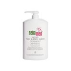 Sebamed Yüz & Vücut Temizleyici, Sıvı, 1000 ml, pH 5.5, Hassas Cilt İçin