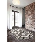 Şebboy Lazer Kesim Kaymaz Taban Dijital Baskı Halı St600159kr ŞEBBOY01, Krem, 100 x 200