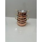Sebe Home Bakır Mini Güveç Seti Mamalık - 12 x 14 x 16 cm