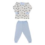 Sebi 2405 Mavi Bebek Pijama Takımı