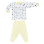 Sebi 2405 Sarı Bebek Pijama Takımı