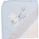 Sebi 9879 75x75 cm Balıkçı Tavşan Bebek Banyo Havlusu