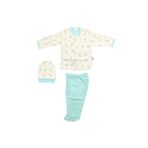 Sebi Bebe Bisikletli Bebek Pijama Takımı 2261 Mint 0-3 Ay