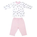 Sebi Bebe Bisikletli Bebek Pijama Takımı 2261 Pembe 0-3 Ay (56 Cm)