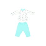 Sebi Bebe Bisikletli Bebek Pijama Takımı 2325 Mint 9-12 Ay
