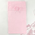 Sebi Bebe Güllü Tül Desen Bebek Battaniyesi 80X90CM 1092 - Pembe