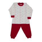 Sebi Bebe Puantiyeli Bebek Pijama Takimi 2401
