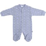 Sebi Bebe Yıldız Ayıcık Bebek Tulumu 9540 - Gri - 0 - 3 Ay