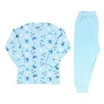 Sebi Bebek Kızıldereli Ayıcık Pijama Takımı, 1 Yaş, IB76533, Mint, erkek-bebek